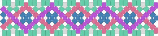 raaandom pastelll cufffff - pink,teal