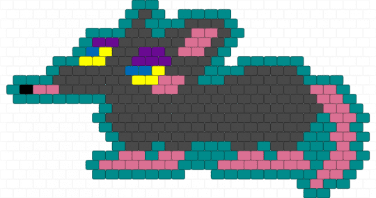 Giant Rat - animal, brown, jerma, jerma985, pink, rat, streamer, teal