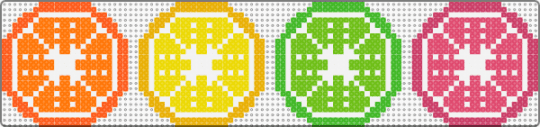 Citrus Coasters - orange,green,fruit,citrus,lemon,lime,grapefruit