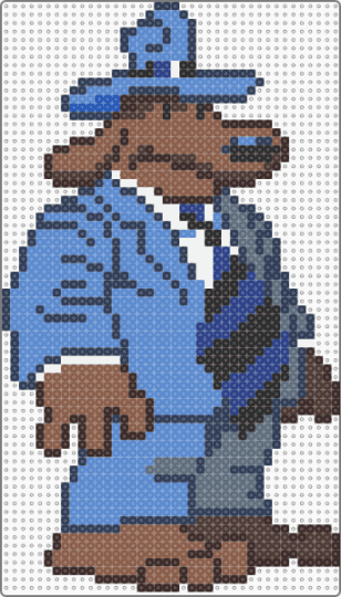 Sam & Max Hit the Road Sam - purple,blue,video games,sam and max,sprite,animal,dog,sam