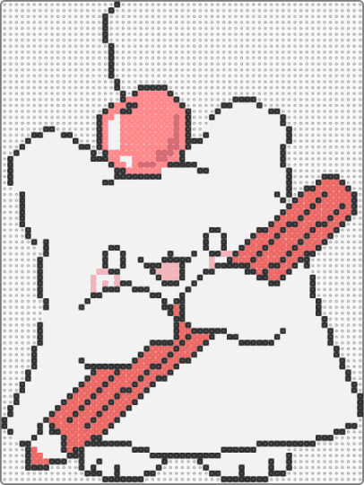 Hanamaruobake - white,red,sanrio,hanamaruobake,ghost,kawaii,cute