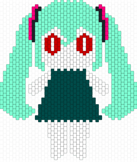 Aimaina-chan - aimaina, aimainachan, character, cute, hatsune miku, kawaii, pinocchiop, teal, vocaloid