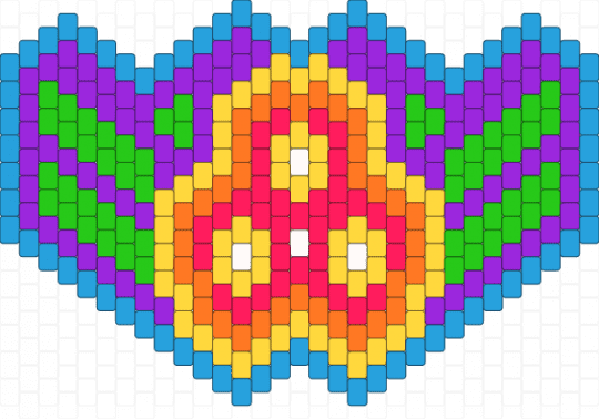 Neon Rainbow Mask - light blue,purple,yellow,green,mask,rainbow,neon
