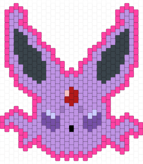 Espeon - animal, cute, eeveelution, espeon, gaming, kawaii, pink, pokemon