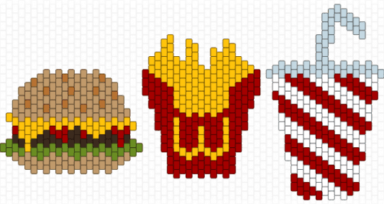 Meal - beige, burger, fast food, food, fries, mcdonalds, meal, red, soda, wcdonalds, yellow