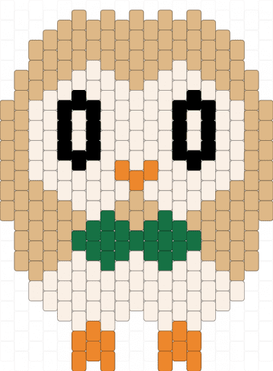 Rowlet - animal, beige, cute, gaming, kawaii, pokemon, rowlet