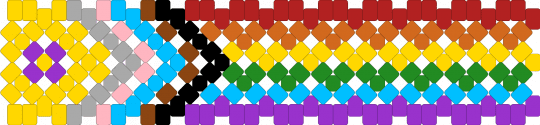 Progress Pride Cuff L - yellow,light blue,orange,colorful