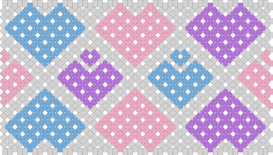 massive heart basket - light blue,pink
