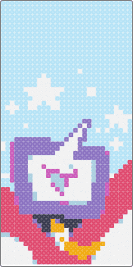 tenna poster - light blue,red,tenna,deltarune,mr tenna,mr ant tenna,deltarune chapter 3
