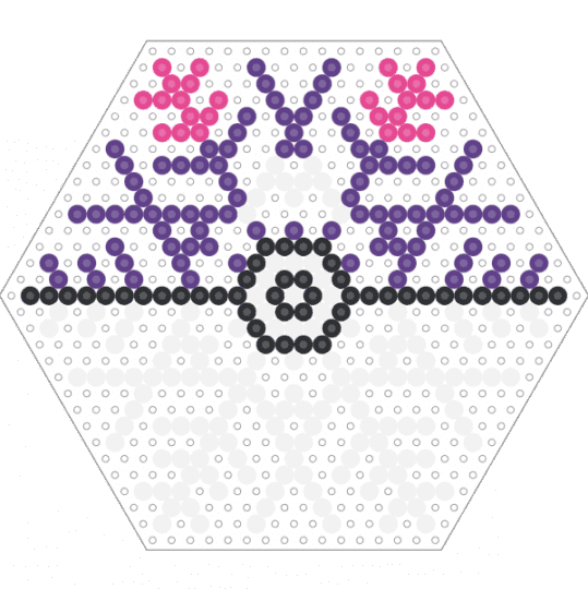Snowflake Pokeball Master Ball - purple,snow,snowflake,winter,pokemon,pokeball,master,ball,100