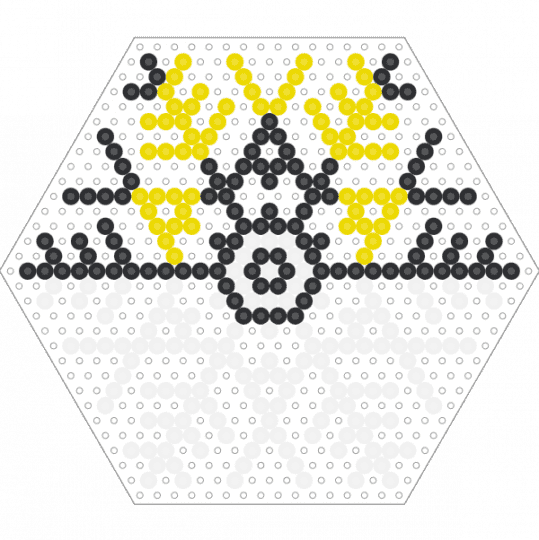 Snowflake Pokeball Ultra Ball - ball, pokeball, pokemon, snow, snowflake, ultra, white, winter, yellow