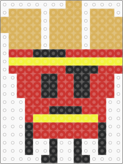 Fries - orange, red