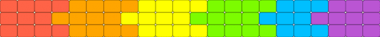 Rainbow pattern(◎﹏◎) - red,orange,yellow,green