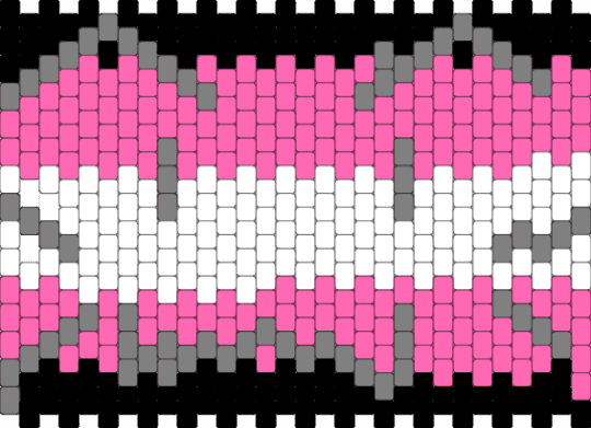 Demi girl cat - gray,pink,cat demigirl pride