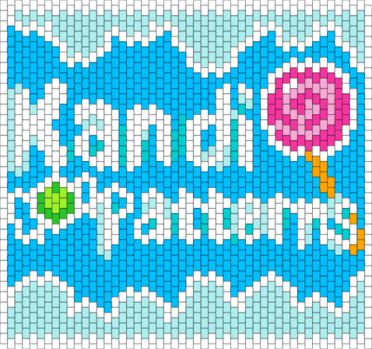 KandiPatterns Logo - light blue