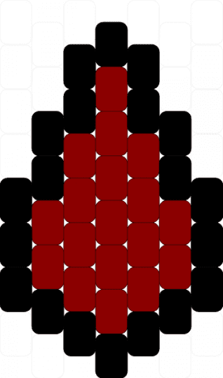 Blood drop - red,black,blood,charm,edgy