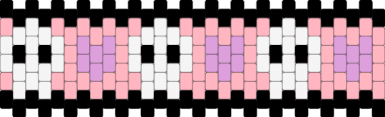 Pastel goth inspired bracelet - pink,white,pastel,goth,pastel goth
