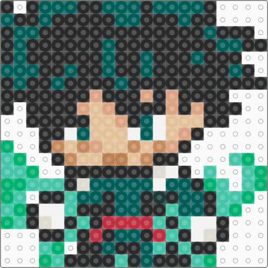 Deku - black,gray,beige,teal