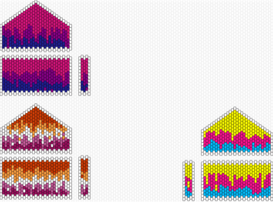 Drippy Pride Purse / Bag Patterns (Still being worked on!) - pink