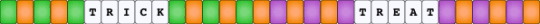 Glow In The Dark Trick or Treat Single - orange,halloween,trick or treat,glow in the dark,purple,green,spooky,cute