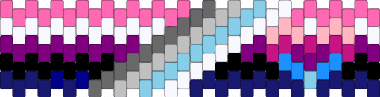 (Heart) Omnisexual/Genderfluid/Demiboy Pride Cuff - pink,purple,lgbt,pride,omnisexual,omniromantic,genderfluid,demiboy,demigender