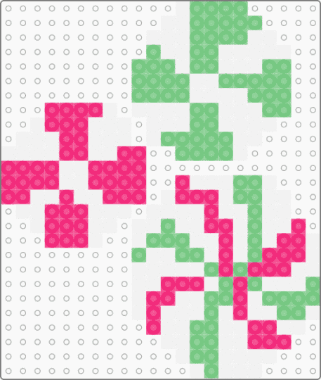 Minty Cutie Mark - teal,pink