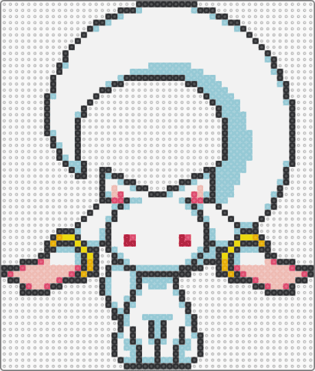 madoka magica - kyubey / incubator - white,light blue,madoka magica,puella magi madoka magica,kyubey,cat,magical girl