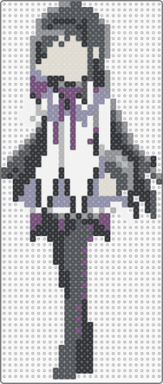 madoka magica - homura akemi - gray,madoka magica,puella magi madoka magica,magical girl,homura akemi