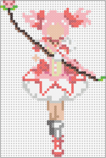 madoka magica -  madoka kaname - red,beige,madoka magica,puella magi madoka magica,madoka,madoka kaname,magical girl