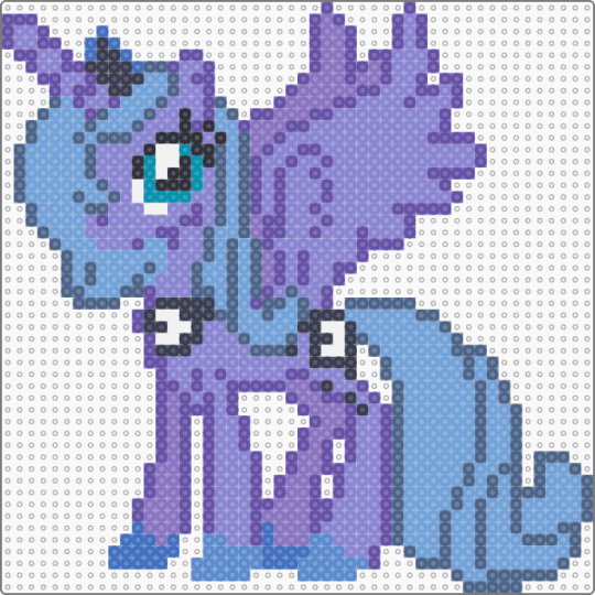 young princess luna - alicorn, blue, canterlot, mlp, my little pony, nightmare moon, princess luna