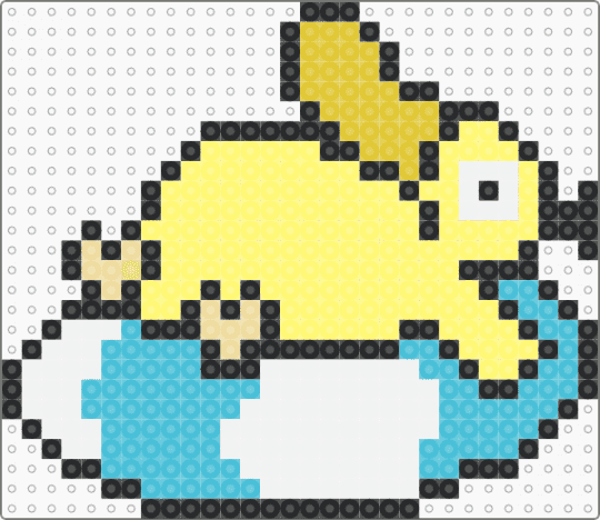 Floatie psyduck - yellow
