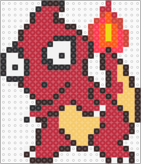 Char derp - charmander,charmeleon,pokemon,derpy,gaming,video game,brown,red