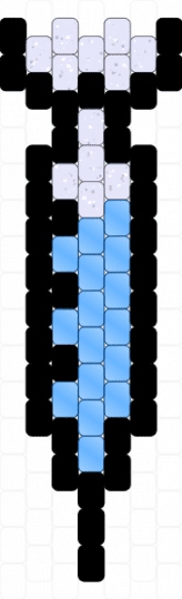 Syringe recolour - white,light blue
