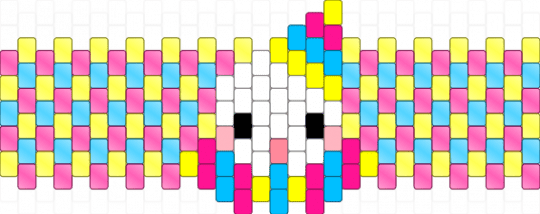 clown cuff v2 - pink,yellow