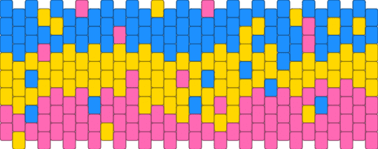 pansexual funky flag - pink,yellow