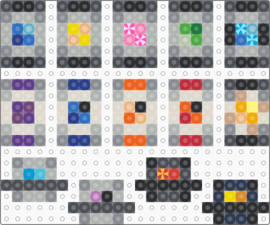 Tiny Portal Core Charms - gray,beige,portal,robot,charm,wheatley