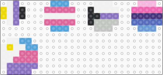 my flags - blue,light blue,pink