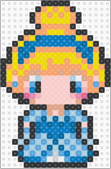 Cinderella - yellow,blue,colorful,princesse,disney,cinderella