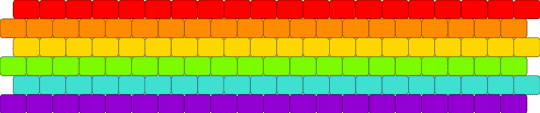 Rainbow LGBTQ cuff!! - orange,light blue,purple,colorful,rainbow,cuff,peyote stitch,flat stitch lgbtq cuff,lgbtq cuff,lgbtq,flat stitch,gay