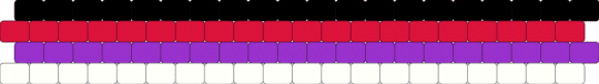 Puppet inspired cuff - red,purple,fnaf,puppet