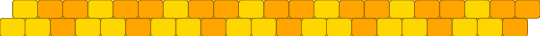 Kagamine belt chain thingy - yellow,orange