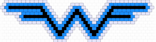 weezer logo - light blue,white