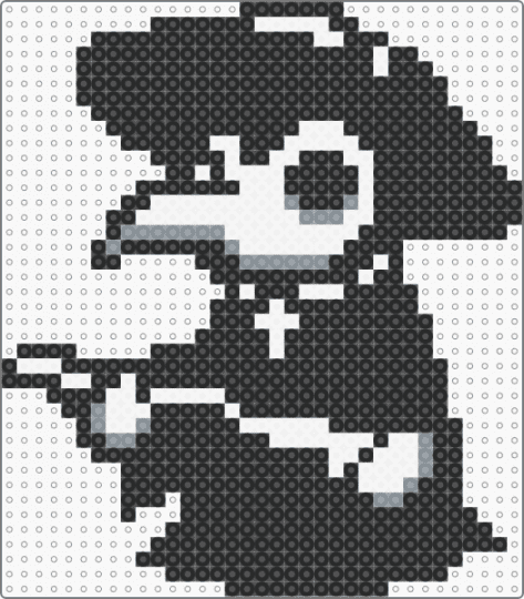 plague doctor - black,white