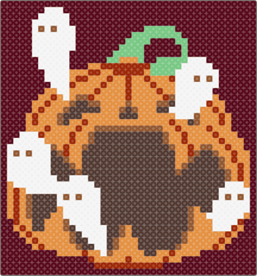 Pumpkinghost - brown, orange