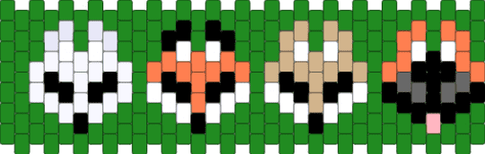 foxes - green