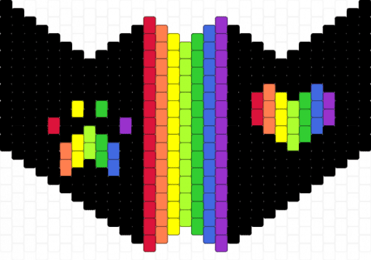 pride mask 1 - black,green,pride,mask,pride mask,pridemask