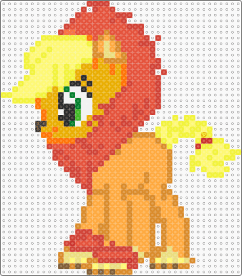 My Little Pony Applejack Lion Costume - red,orange,yellow,mlp,my little pony,my little pony friendship is m,mlp fim,cartoons,tv shows