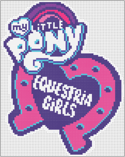 My little Pony: Equestria Girls Logo - purple,pink,mlp,my little pony,equestria girls,cartoons,tv shows