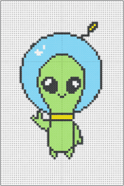 Alien - aliens,cute,space,astronaut