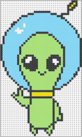 Alien - aliens,cute,space,astronaut